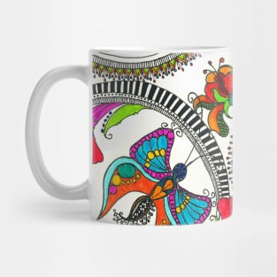 Floral zentangle Mug